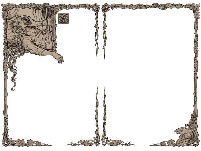Spot illustrations for Dark Fairies anthology