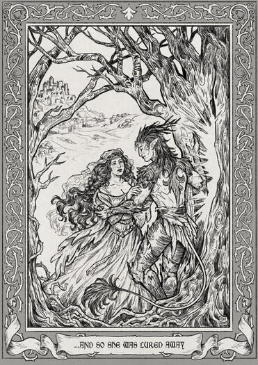 ...𝔞𝔫𝔡 𝔰𝔬 𝔰𝔥𝔢 𝔴𝔞𝔰 𝔩𝔲𝔯𝔢𝔡 𝔞𝔴𝔞𝔶 🥀 My piece for the “Dark Fairies” Anthology by butchfairyzine